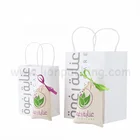 Promotional Small Calico bag custom natural cotton drawstring gift pouch with custom logo for package