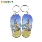 Custom Cheap Acrylic Keychain Blank Printed Logo Acrylic Key Chain Ring