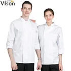 Japanese chef uniform set executive cook clothing restaurant kitchen chef jackets uniform wear