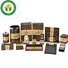14 pcs High-end hotel room leather amenities leather accessories set
