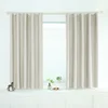Modern Blackout Curtains for Window Treatment Blinds Finished Drapes Short Curtain Kitchen for Kids Living Room the Bedroom