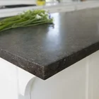 China factory honed bluestone kitchen top beveled edge