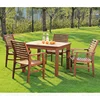 Outdoor general use teak garden furniture solid wood dinning table and chair