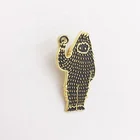 High quality gold plating enamel pin badge with custom design