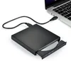 Black slim USB 2.0 External DVD RW DVD DL CD RW Drive Writer Burner For WINDOWS XP/7/8/10 Mac Desktop Laptop