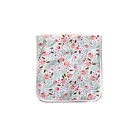 Custom organic cotton baby burp cloth bib set
