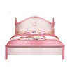 Modern children bed princess wooden bed with Hellokity