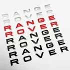 Car Styling Front Or Back Car Emblem Cover Sticker Letters Sports Style Case accessories for Range Rover sport evoque
