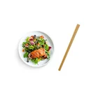 Disposable 22cm length custom Japanese wooden chopsticks