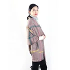 Scarf Stole Printed Satin Pure Pashmina Rainbow Shawl