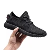 Low Price No Brand Black Knit Sneakers Men Manufacturer From China