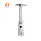 Burn infrared decorative garden flame gas patio round heater