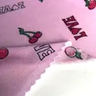 High quality floral poly spun 100%polyester price per kg single jersey knitted fabric dress making