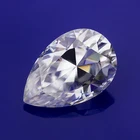 Synthetic Pear Cut Loose Moissanite Stones 8X10MM 2.0 Carats Moissanite Gemstones