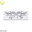 Nickel free brand name clothing label maker alloy sewing swimwear tag metal logos