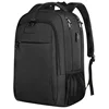 Business travel waterproof large laptop backpack with USB Charging Port