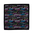 Cowboy Bandana Handkerchiefs Digital Print Head Wrap Scarf Assorted Colors