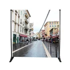 Modern Aluminum Standard Trade Show 8ft advertising exhibition booth,8ft tension fabric display stand
