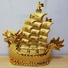 Wholesale Ceramic Wine Bottle 3000ml Golden Liquor Bottle for Promotional souvenir