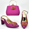 Rortydream wedding fushia pink clutch hand bag party fashion lady shoes 7 cm 108-4