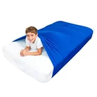 Twin Full Queen King size stretchy compression bed wrap,a weighted blanket alternative