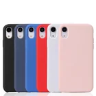 Waterproof Liquid Silicone Touch feeling tpu Phone Case Cover For Iphone Xr For Apple Case