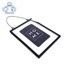 Clear Glass Picture Frame Wall Hanging Photo Plant Specimen Clip Metal Geometric Vertical Decor Card Holder Display