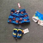 Beachwear Boys Fashion Polyester Striped Sublimation Printing Beachwear Boardshorts
