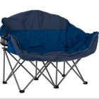 portable director folding floor camping beach chair outdoor for two people with storage pouch