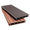 Hollow wood plastic composite decking board WPC boards for garden decking TW-02