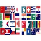 International lingua franca Marine navigation inland river signal flag polyester naval singal triangle Bunting flag