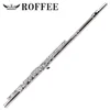 ROFFEE 92S Cupronickel Body Silver Plated 16 Open Holes Nickel Silver Mouthpiece Flute