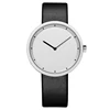 Cheapest oem alloy case genuine leather band Japanese quartz movement mineral glass hand watch