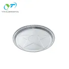 aluminium foil lid for pizza and pie pan use in family and bakery house