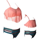 New Arrival Family Matching Swimsuit Swimwear Boy Beach Shorts And Girl Bikinis
