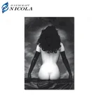 Fashion Crafts Embossed Hot Sexy Beauty Metal Wall Plates Art Decorative Printed Tin Sign For Bar