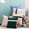 Professional Factory fancy colorful Concise stripe back cushion cover on sale