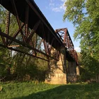 over water cb200 assembled deck bridges in steel structure