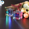Big size 30x30x30mm Color prism , X-cube prism for [hysics teach decoration art gift