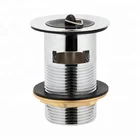 Kingchun clean bathroom sink drain parts sink drainer and slotted rubber waste plug