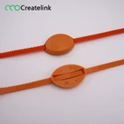 Hot selling product Create Link RFID cable tie Orange Wrist Band Label