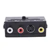 TOP Quality 1 x 21 Pins SCART Male Plug To 3 RCA Female AV TV Audio Video Connector Adaptor Converter