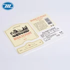 Fashion foil label sticker custom paper die cut stickers