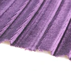 Cheap China Wholesale Clothing Polyester / Spandex Crepe Fabric Korean Velvet Fabric for Pleated Skirt