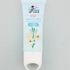 Empty cosmetic plastic tube for facial cleanser with screen printing