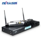 UHF dual channel cheap wireless microphone for karaoke