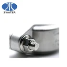 low pressure SS304 grooved pipe fittings and coupling flexible grooved joint for uf/RO membrane housing DN50