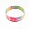 2019 Personalized design rubber bracelet,logo printed silicone wristband