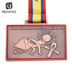 manufacture bulk 2D logo alkebulan motor city nationals karate medal and trophy