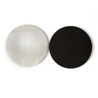Top Quality Promotion Gift Round Shape Metal Drink Coasters with Custom Laser Logo